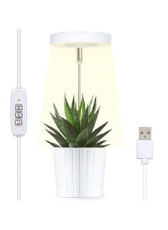 CMGTYYD Grow Light for Indoor Plants, Height Adjustable Grow Light With Auto On/Off Timer 3/9/12H,3 Colors,5 Dimmable Brightness Ideal For Small Plants  - Image 1