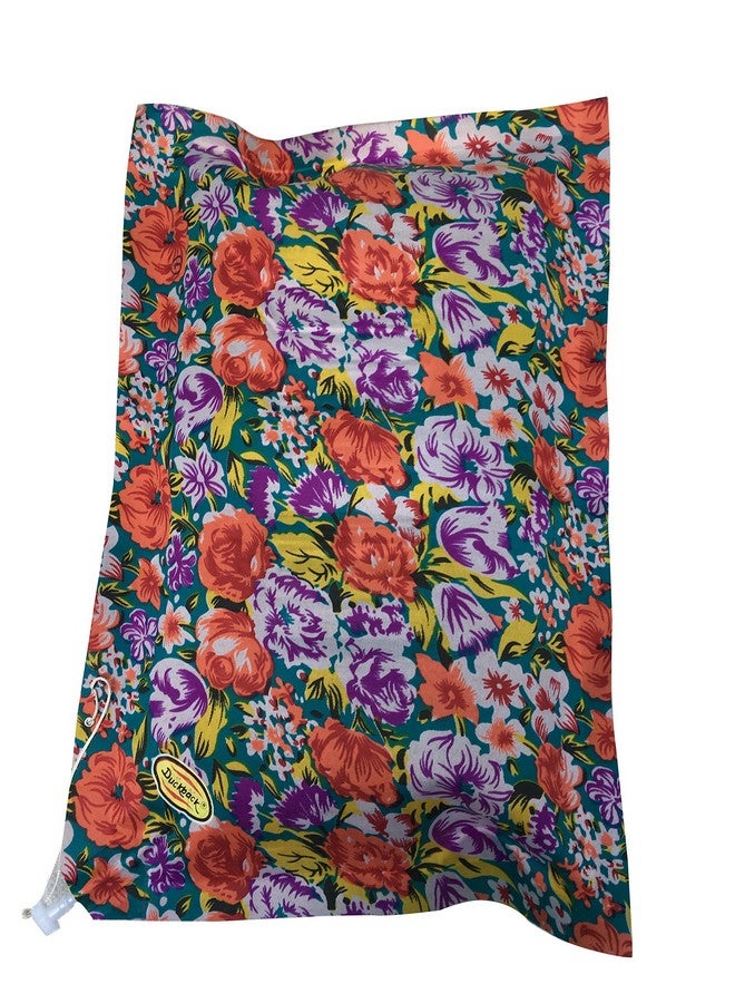 Duckback Fabric Travel Pillow (Multicolored_apprintedorngflw) - Image 1