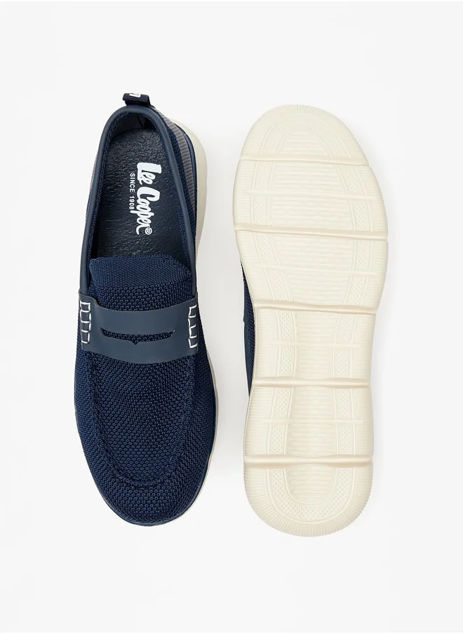 لي كوبر Men's Textured Slip-On Loafers