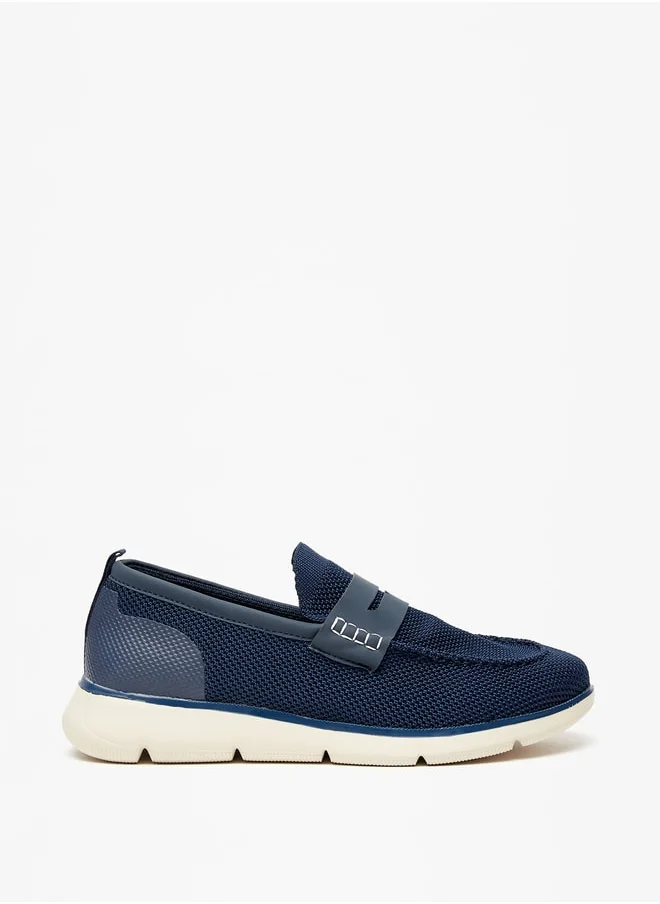لي كوبر Men's Textured Slip-On Loafers