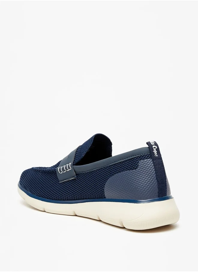 لي كوبر Men's Textured Slip-On Loafers