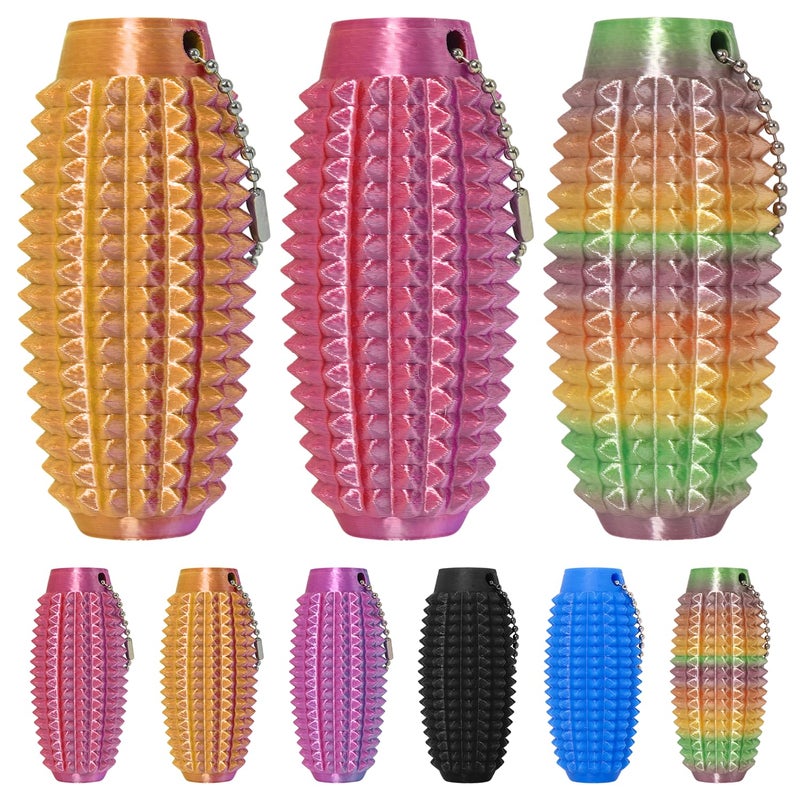 XNJAMG 3PCS Little Ouchies Fidget ToysPain Stim Fidget Toy Reduce Stress for AdultsAnxiety Relief Pain StimSpiky Fidget Keychain for Anxiety and Stress ReductionNovelty Gifts for Friends - Image 3