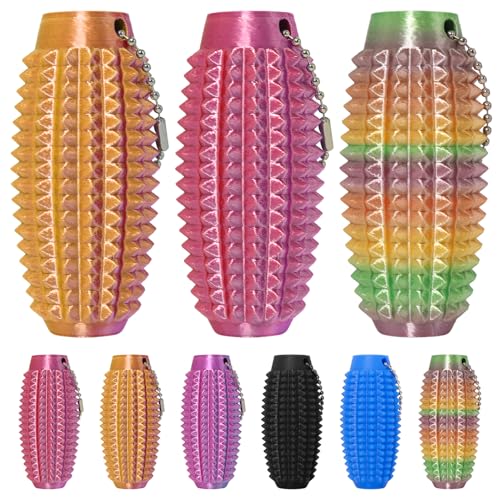 XNJAMG 3PCS Little Ouchies Fidget ToysPain Stim Fidget Toy Reduce Stress for AdultsAnxiety Relief Pain StimSpiky Fidget Keychain for Anxiety and Stress ReductionNovelty Gifts for Friends - Image 1