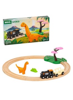 Brio BRIO World - 36098 Dinosaur Circle Set | Toy Train for Kids Aged 3 Years Up  - Image 2