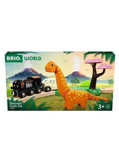 Brio BRIO World - 36098 Dinosaur Circle Set | Toy Train for Kids Aged 3 Years Up  - Image 1