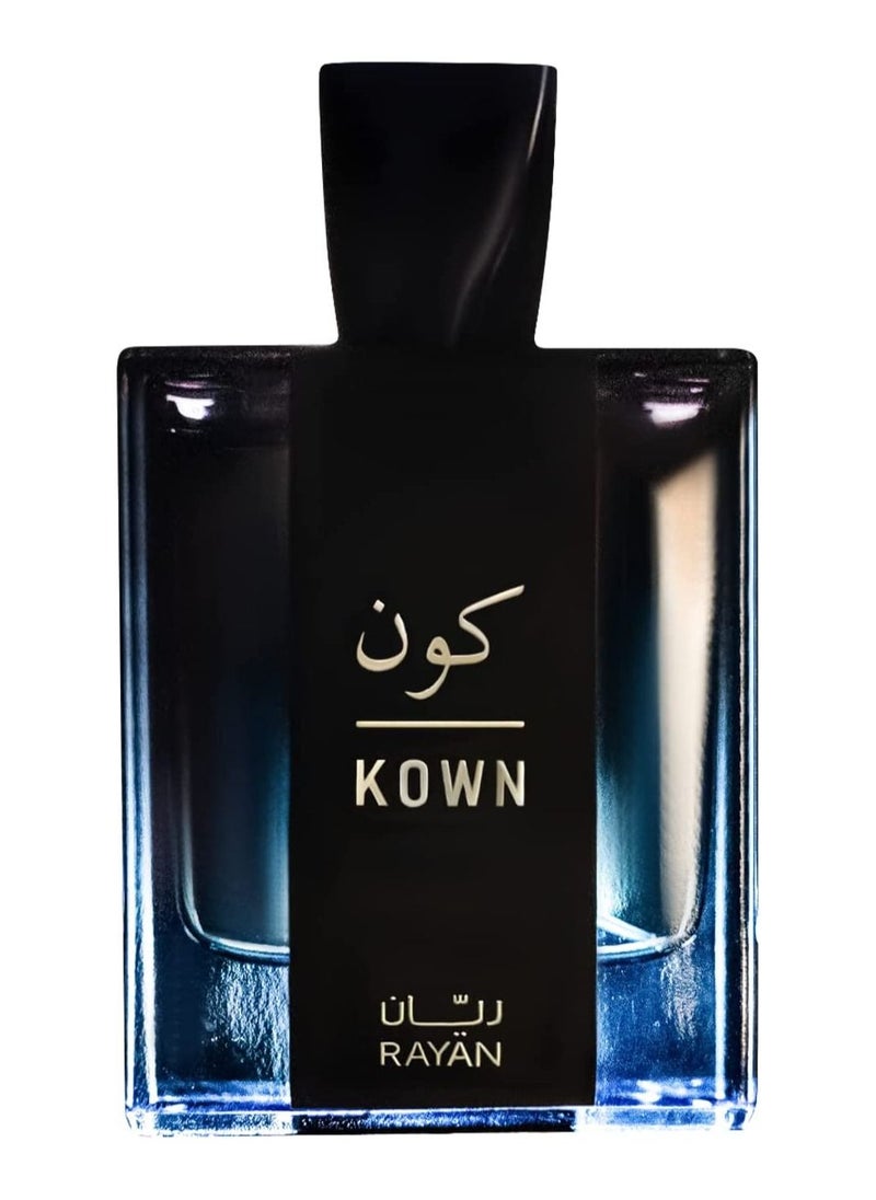 RAYAN Kown Modern Oud Perfume for Men - Long Lasting Arabian Eau De Parfum, 100mL (3.34 Fl oz), Contains Bergamot, Lavender, Cypress, Cardamom, Oud & Cedarwood, Ideal Gift for Him for Ramadan & Eid - pzsku/ZD5AEA758B56D0E4067D3Z/45/_/1680278057/b68ccce0-ae04-4385-a786-54c2ce45127e