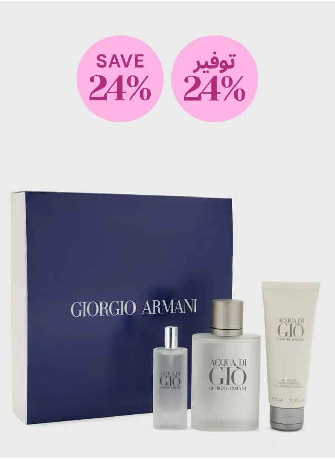 armani Acqua Di Gio EDT 100ml Gift Set - 24% Savings