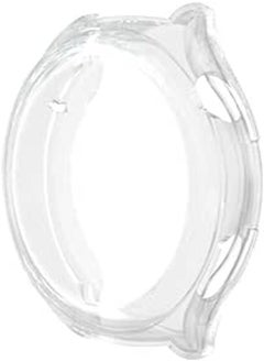 FASHION MANIA Screen Protector Film TPU Case for Huawei Watch 4 Pro (2023), All-Inclusive Anti-Drop Electroplating Cover (48mm, clear) 