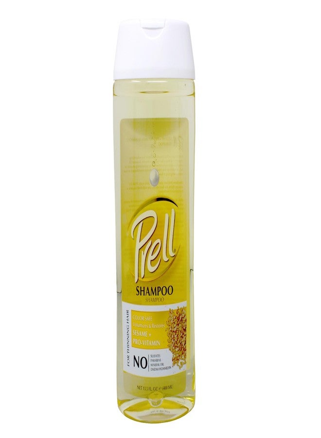 Prell Sesame + Pro-Vitamin Shampoo for Thinning Hair, Color Safe, Volumizes & Restores 13.5 fl. oz. - Image 5