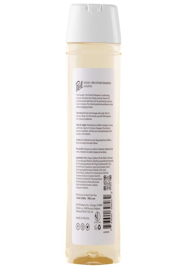 Prell Sesame + Pro-Vitamin Shampoo for Thinning Hair, Color Safe, Volumizes & Restores 13.5 fl. oz. - Image 3