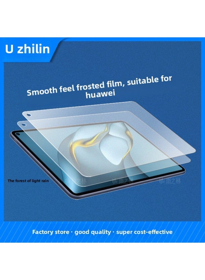Suitable For Huawei MatePadpro10.8 Flat Tempered Film V7 Frosted Film 11 Protective Film Glory X6 Film-Color:Matepad 10.4/SE10.4/V7/C5 10.4-Dimensions:Frosted Tempered Film 【kraft Paper Packaging + - Image 1