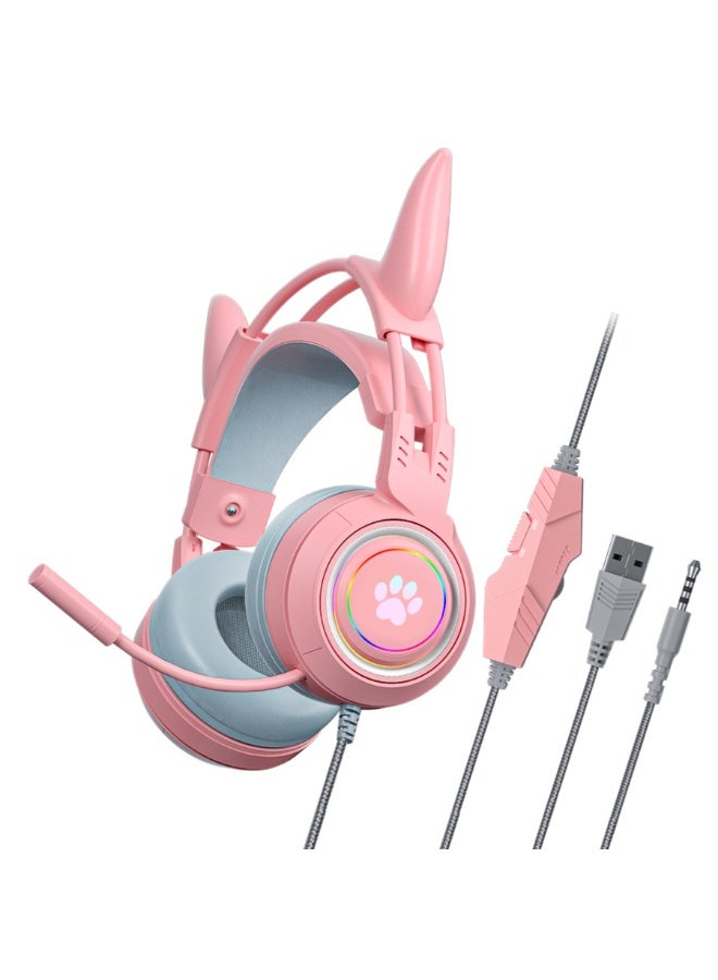 Nariele New E-Sports Gaming Headset With Wired Headphones