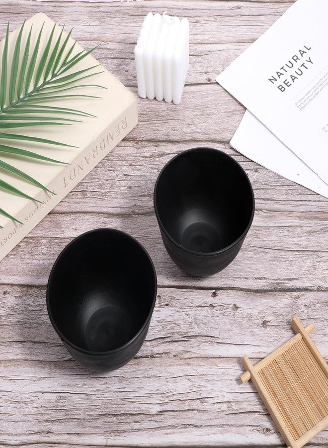 Exircy 2 Pieces Rubber Facial Mask Mixing Bowl, Facial Bowls Esthetician, Silicone Face Mask Bowl Mud Masks Diy Skin Care Cosmetic Mixing Tool for Home Beauty Salon Use, Black - Image 4