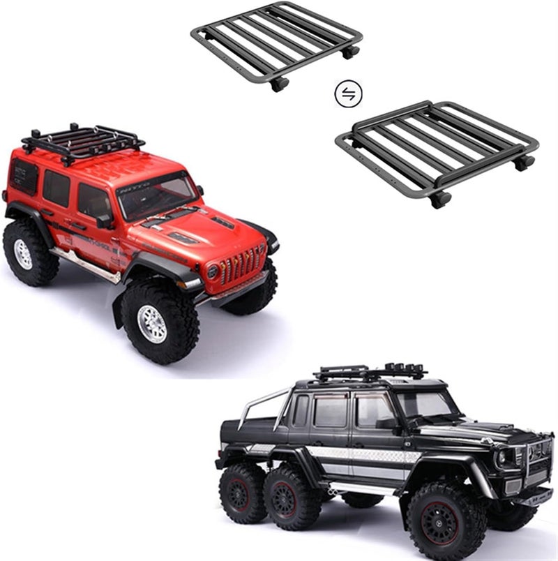 Yurefax حامل أمتعة معدني يوريفكس للسقف لسيارات RC بمقياس 1/10 - Image 5