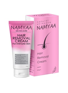 NAMYAA Hair Removal Cream for Intimate Skin women 60gm with After Wax Soothing Serum with Vitamin C 30gm  - Image 1