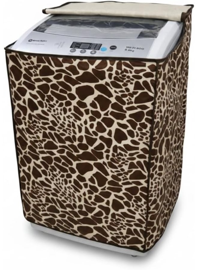 The innovative, upgraded, water- and dust-resistant washing machine protective cover features a modern design suitable for all models. - Image 3