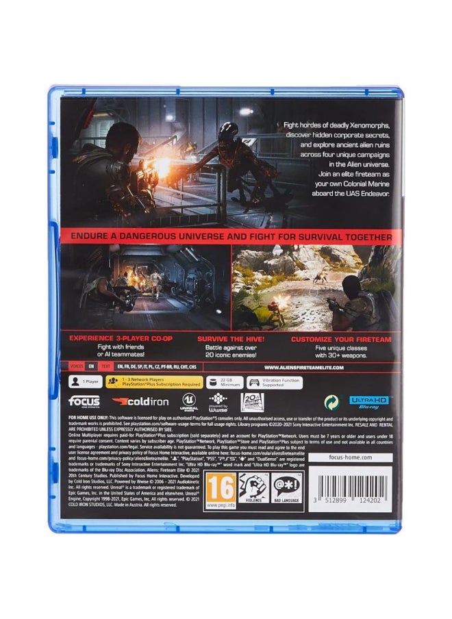 Focus Home Interactive - Focus Home Interactive Aliens Fireteam Elite GCAM ARB STD For PS5 - Image 1