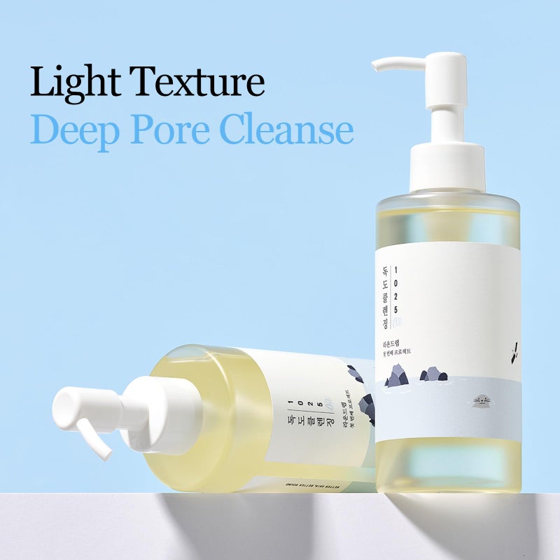 ROUND LAB 1025 Dokdo Cleansing Oil 6.76 Fl Oz, Lightweight Oil Cleanser for Face, Makeup Remover for Sensitive Skin, Blackhead and Pore Cleansing, Easy to Wash Off, No Oily Residue, Korean Skin Care - Image 2