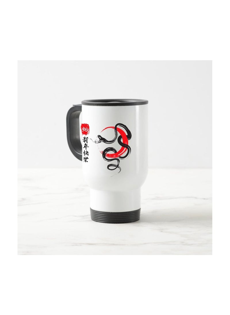 Generic - China Travel Mug–Insulated Stainless Steel Coffee Mug For Hot&Cold Drinks,Perfect For Commuting,Road Trips And Celebrate With Style–Leak-Proof Travel Mug - Image 1