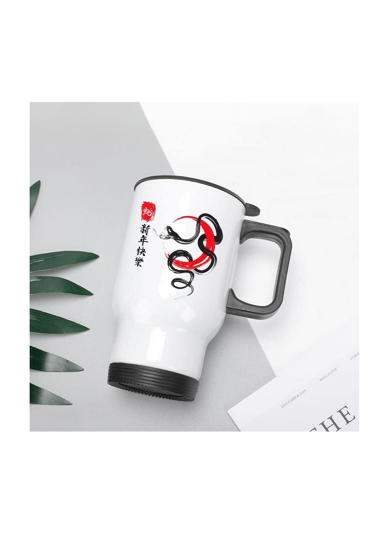 Generic - China Travel Mug–Insulated Stainless Steel Coffee Mug For Hot&Cold Drinks,Perfect For Commuting,Road Trips And Celebrate With Style–Leak-Proof Travel Mug - Image 1