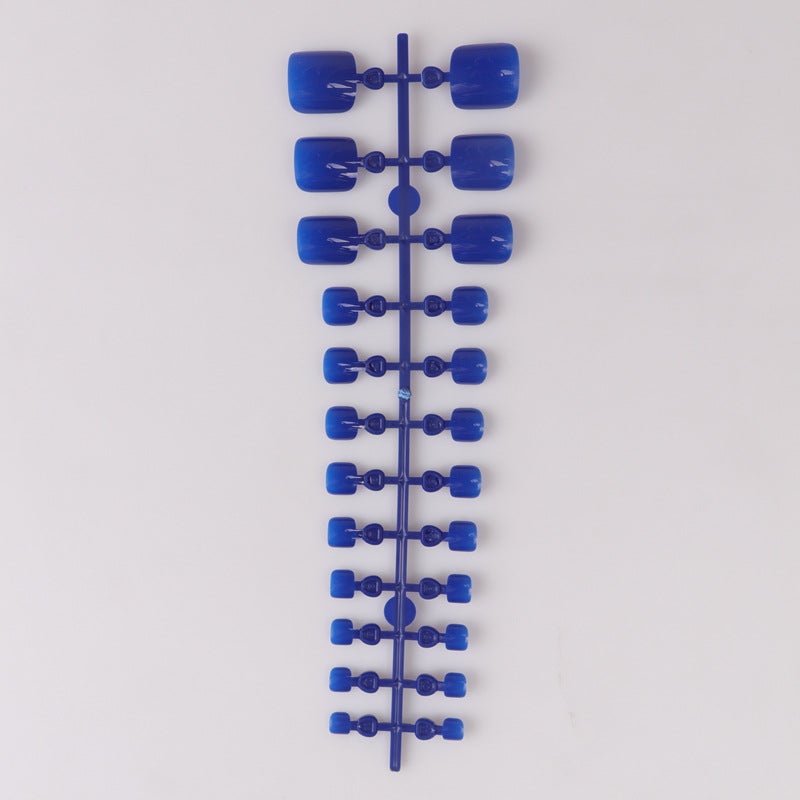 Toenail Bar Ins Style Solid Color Patch Toenail Unsealed Fake Nail Press On Toe Nails - Image 1