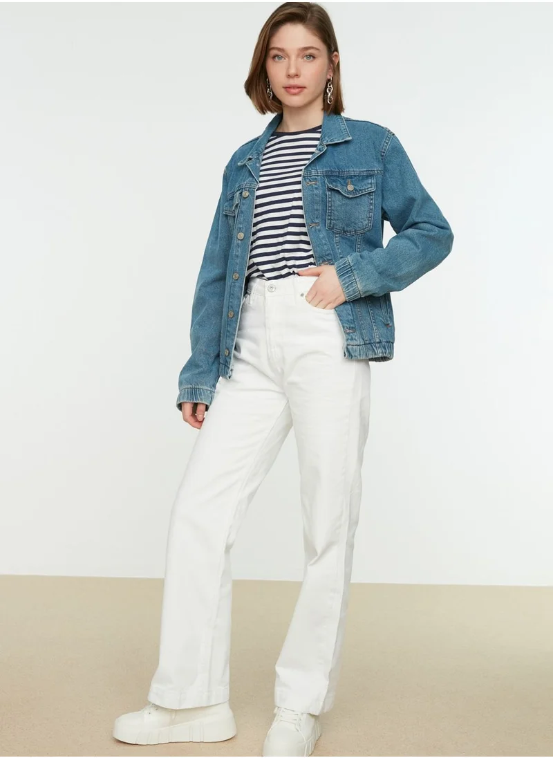 trendyol High Waist Straight Jeans