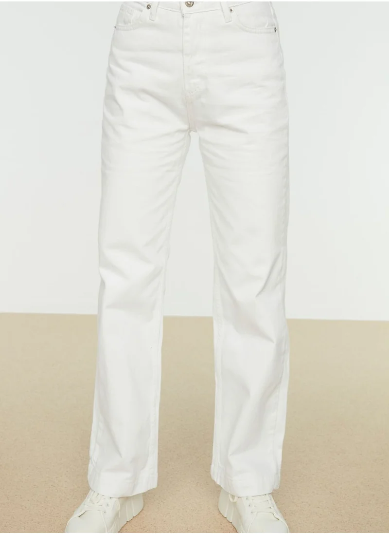 trendyol High Waist Straight Jeans