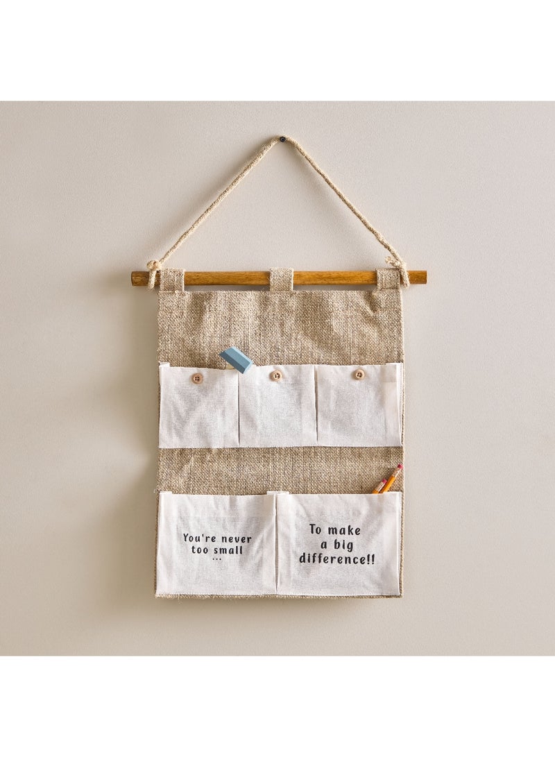 Home Box Animals Jute Cotton Kids Organizer 65 x 35 cm - Image 1