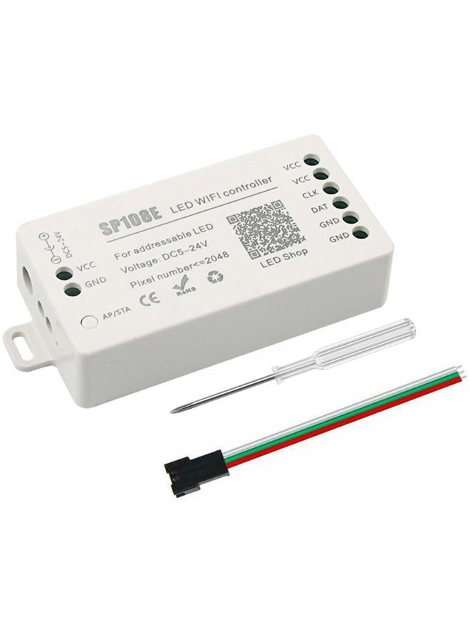 VIPMOON DC5~24V SP108E WiFi Controller for SK6812 SK6812-RGBW WS2812 WS2813 WS2815 AL2815 Strip Light,iOS/Android App Group Control - Image 1