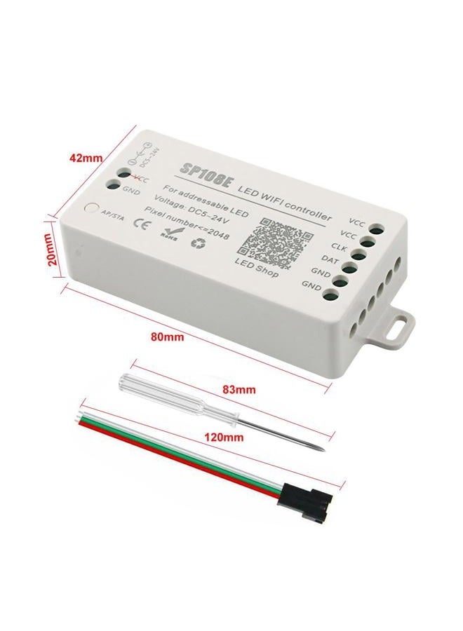 VIPMOON DC5~24V SP108E WiFi Controller for SK6812 SK6812-RGBW WS2812 WS2813 WS2815 AL2815 Strip Light,iOS/Android App Group Control - Image 3