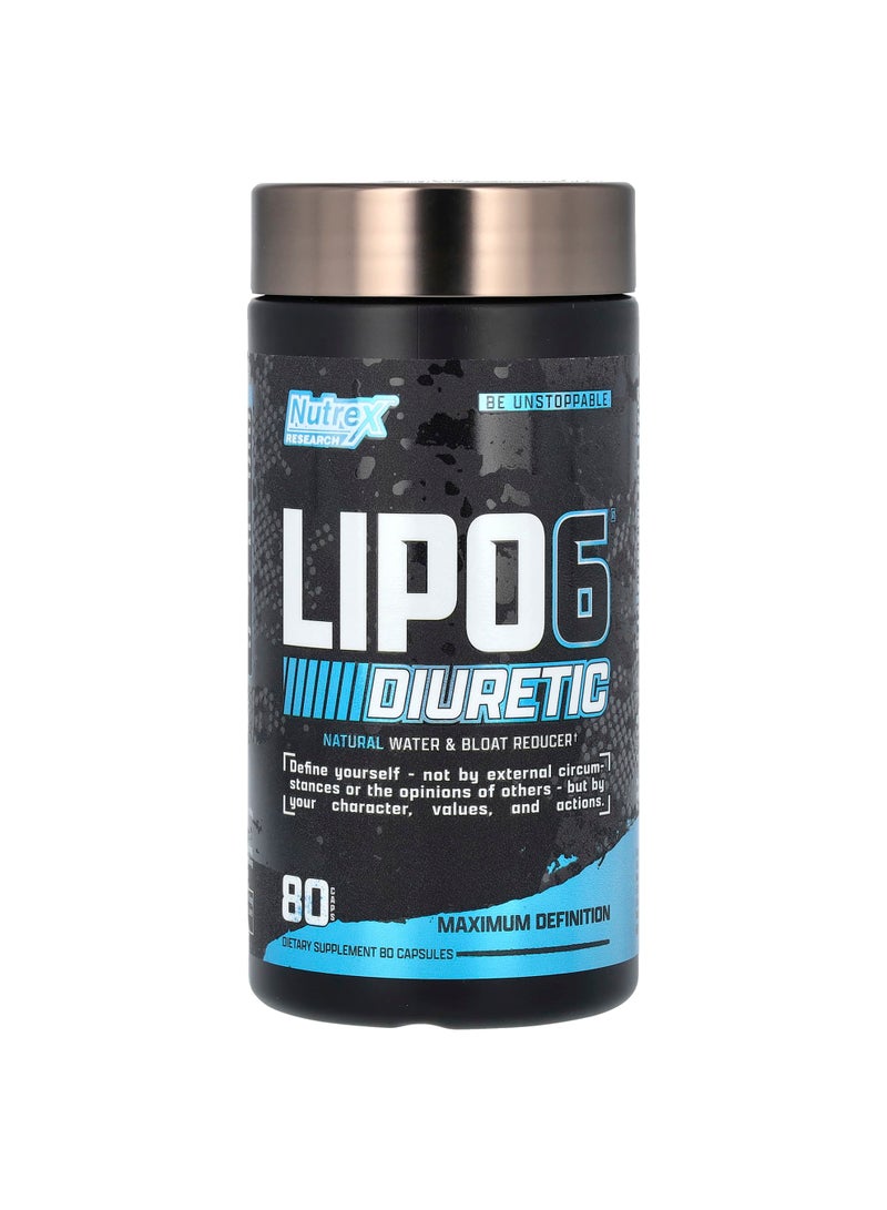 LIPO-6 Diuretic, 80 Capsules