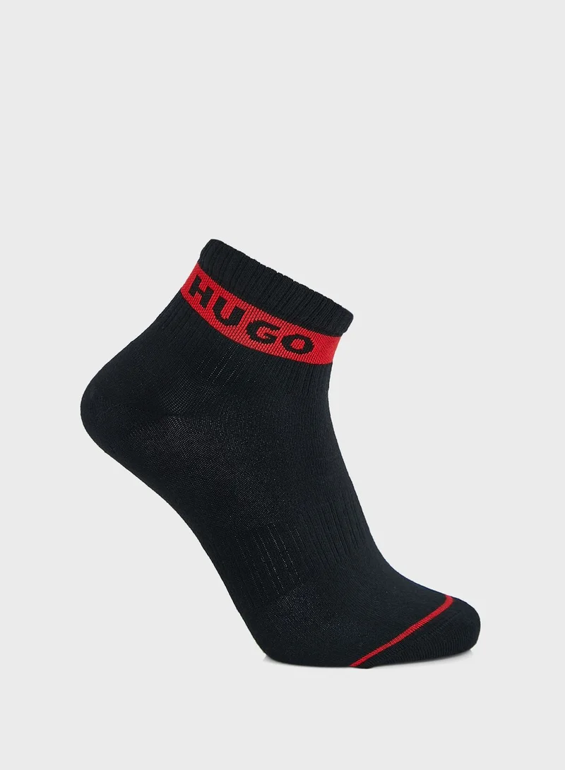 HUGO 3 Pack Logo Socks