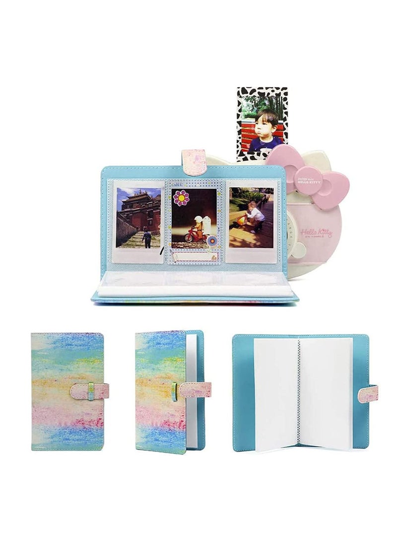 SYOSI Colorful Wallet PU Leather Photo Album Compatible for Fujifilm Instax Mini 11 9 8 90 8+ 26 7s Instant Camera Film for Polaroid Snap Zip Z2300 PIC 300 Film - Image 1