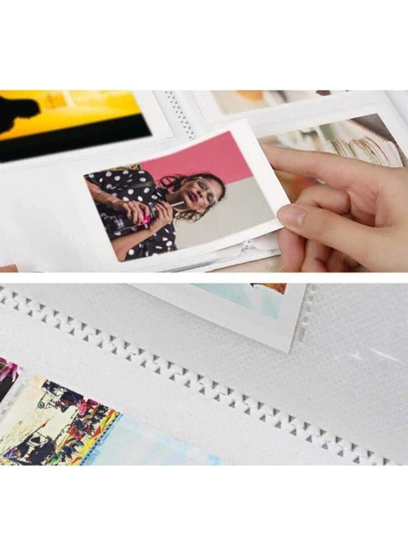 SYOSI Colorful Wallet PU Leather Photo Album Compatible for Fujifilm Instax Mini 11 9 8 90 8+ 26 7s Instant Camera Film for Polaroid Snap Zip Z2300 PIC 300 Film - Image 3