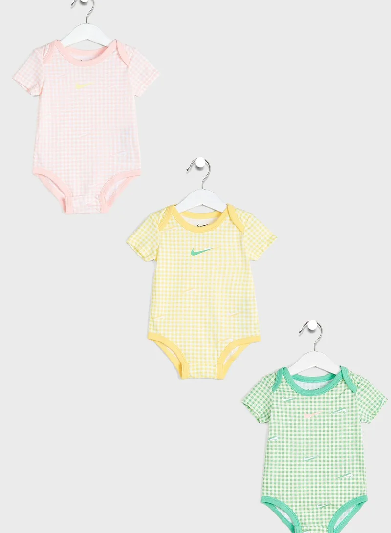 Nike 3 Pack logo Bodysuit Set