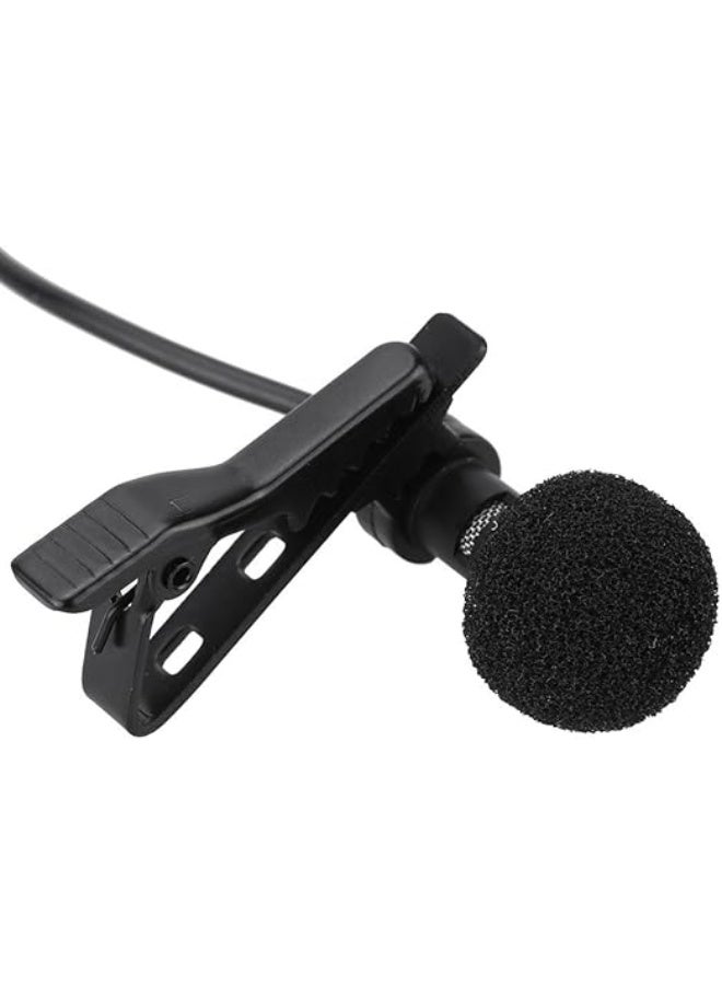 Clip-on Lavalier Condenser Microphone (3.5mm Mini Wired) - Portable Lapel Mic for Smartphones, Laptops, and Recording (Micro Cravate) - Image 3