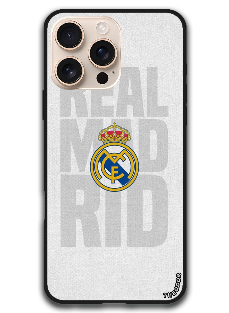 Theodor Protective Case Anti Scratch Shock Proof Bumper Cover For iPhone 16 Pro Max (6.9)-inch Madrid - Image 1