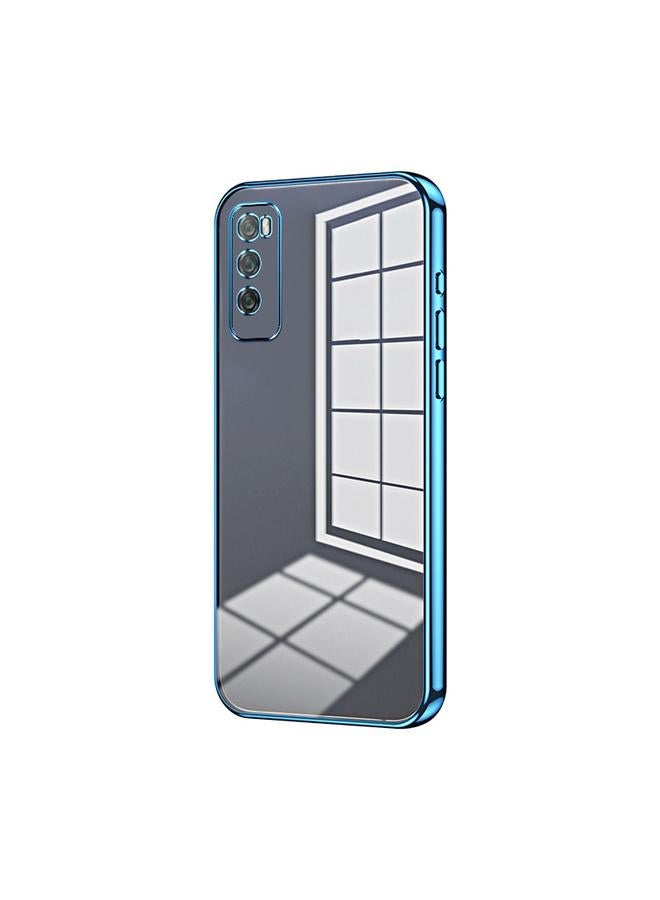 اس-توب جراب لهاتف Huawei Enjoy 20 Pro / Enjoy Z 5G جراب هاتف شفاف مطلي بفتحة دقيقة - Image 1