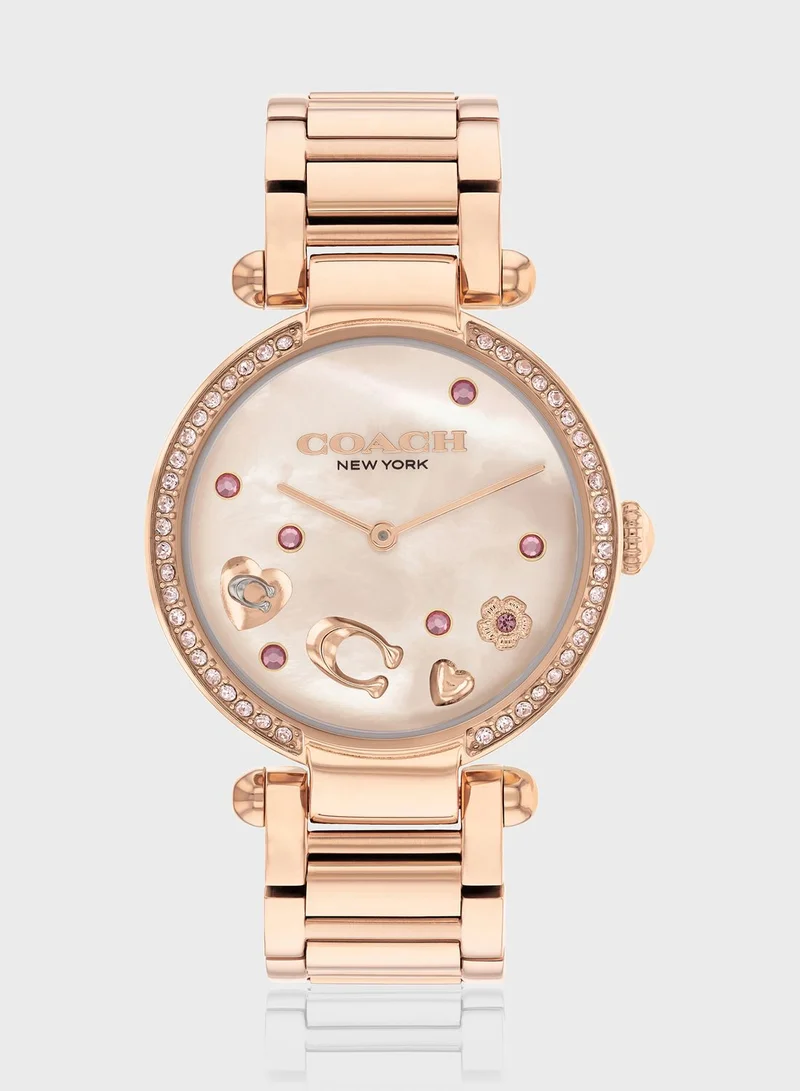 COACH Steel Strap Analog Watch
