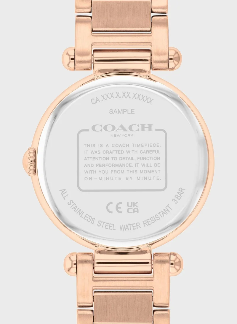 COACH Steel Strap Analog Watch