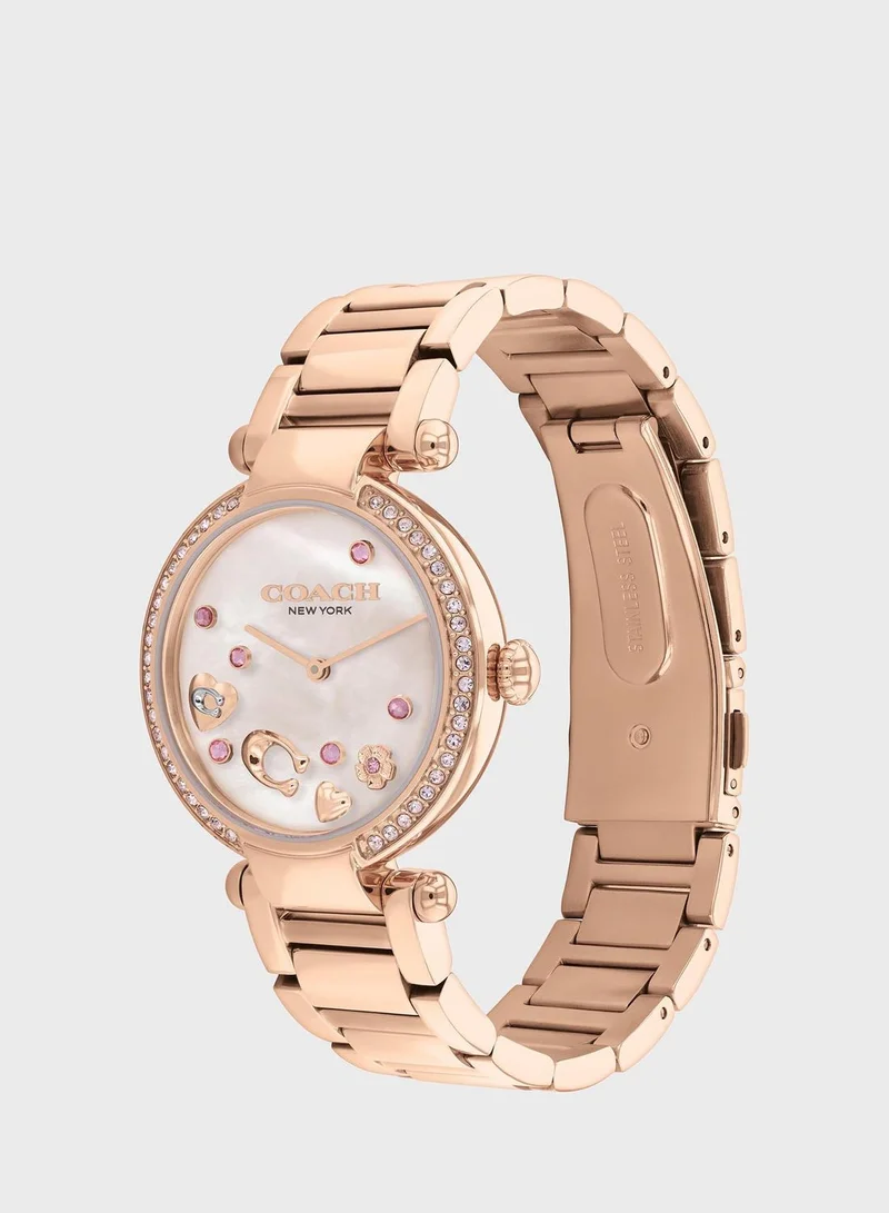 COACH Steel Strap Analog Watch