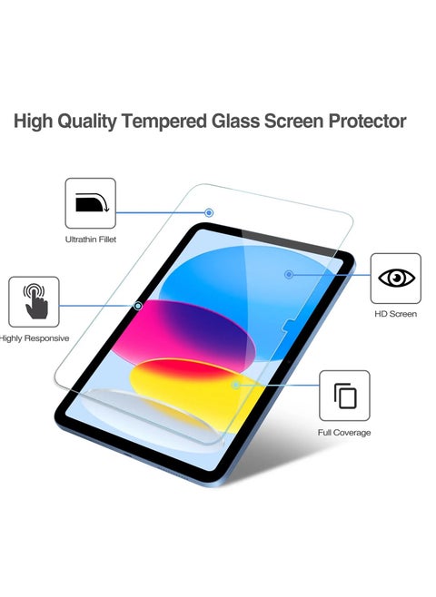Tempered glass screen protector for Apple iPad 10th generation (2022) 10.9 inches clear