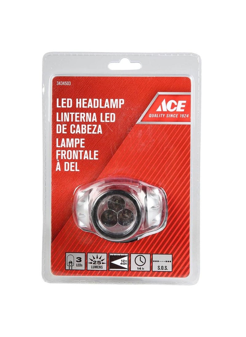 ACE - Battery Operated LED Head Lamp 14 Hours 25 Lumens - Image 1