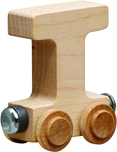Maple Landmark NameTrains Clear Finish Letter Car - Made in USA (T) - Image 5