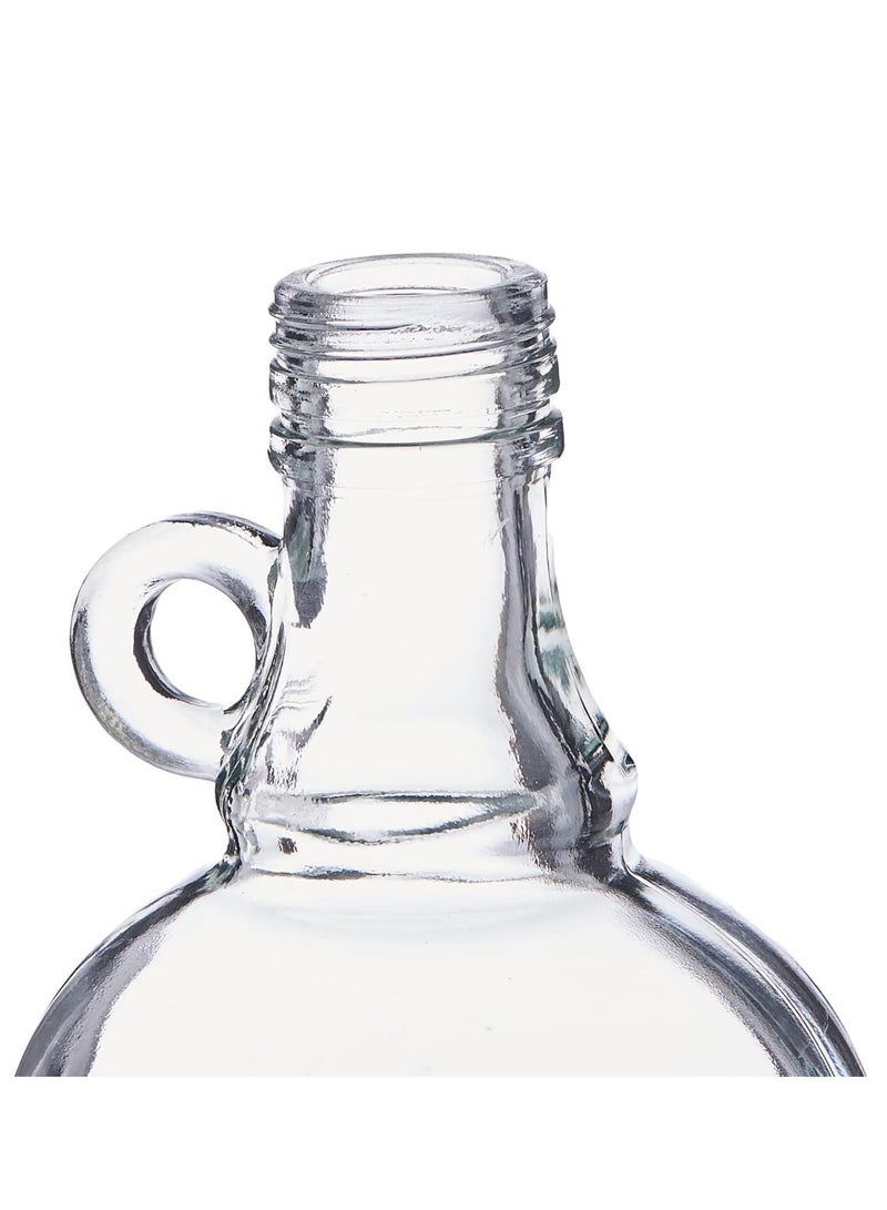 Home zone 6Pc Glass Bottle With Plastic Lid Clear 1000 Ml - Image 2