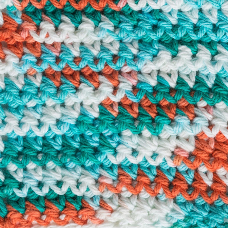 Lily Sugar'n Cream Cotton Cone Yarn, 14 oz, Ahoy Ombre, 1 Cone - Image 3