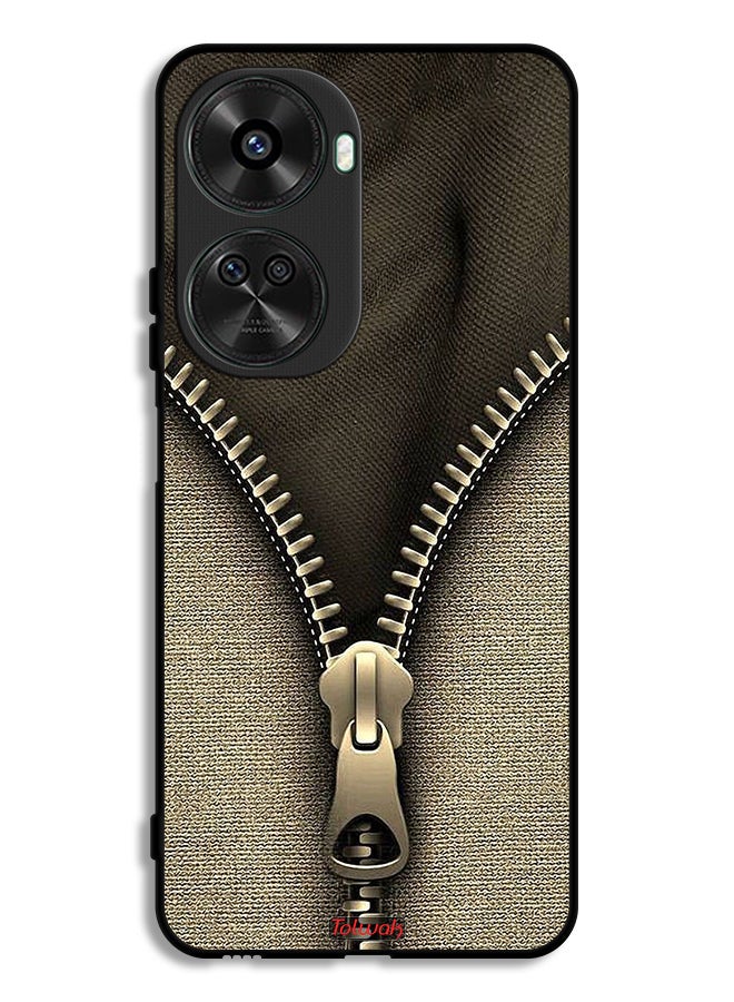 Tolwak Huawei nova 12 SE Protective Case Cover Zip Pattern - Image 1