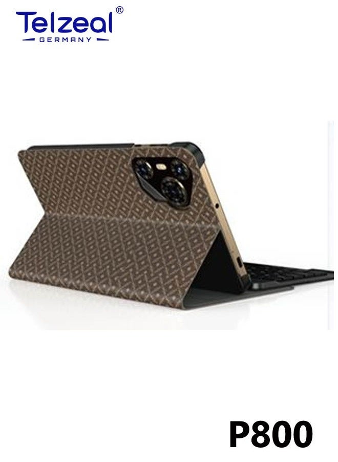 Telzeal P800 Tablet 8 Inch Android 12 Tablet with Dual SIM 6GB RAM 256GB ROM 5G WiFi 5000mAh Battery and Wireless Keyboard Gray - Image 4