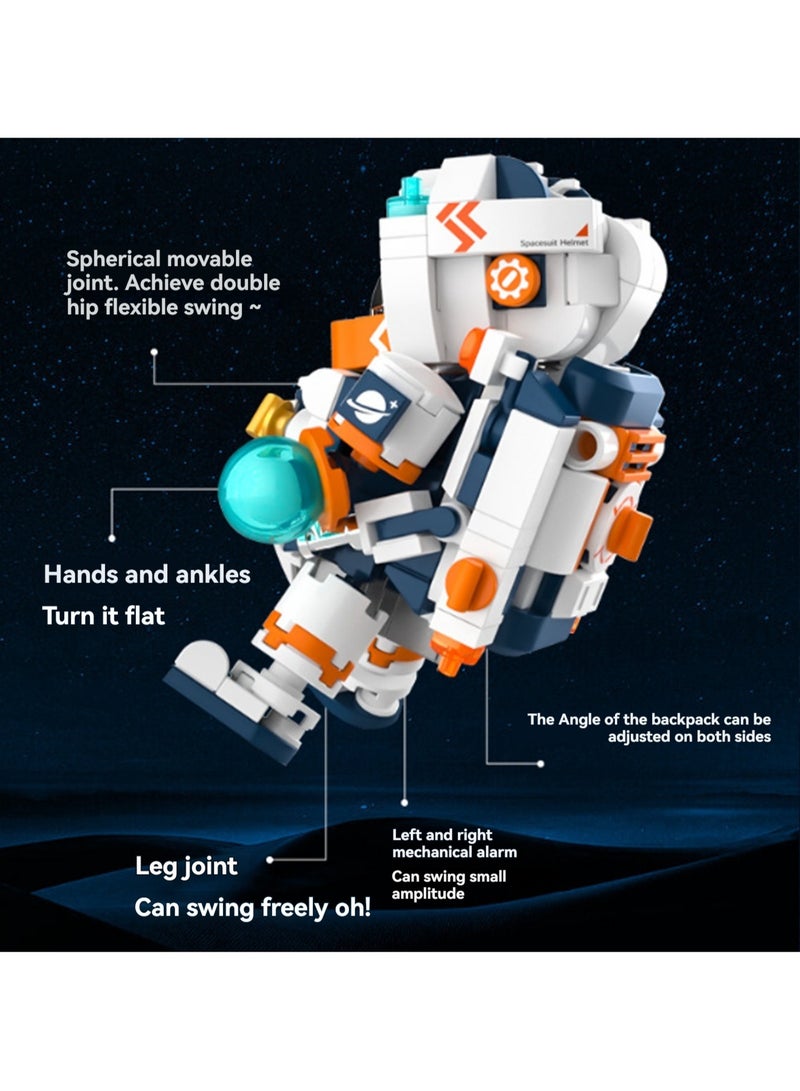 Interstellar Astronauts, Space Assembly Model Ornaments Building Blocks Toys, Children'S Educational Game Gifts - Image 3