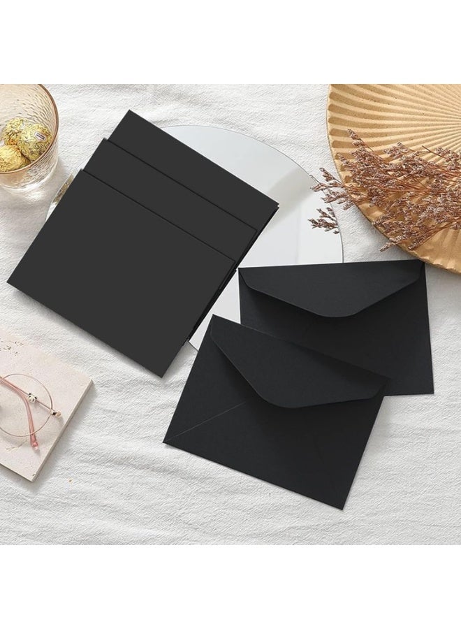 100 Pack Black Envelopes, 6.5x4.75 Inch Size, Wet Bonding Closure, Ideal for Invitations, Graduation, Wedding, 100 Count - Image 5